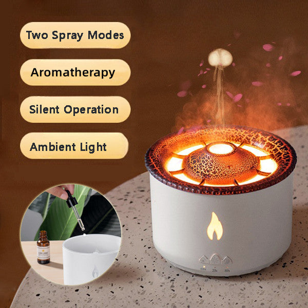 Ultrasonic Volcano Oil Humidifier - DICESEVEN