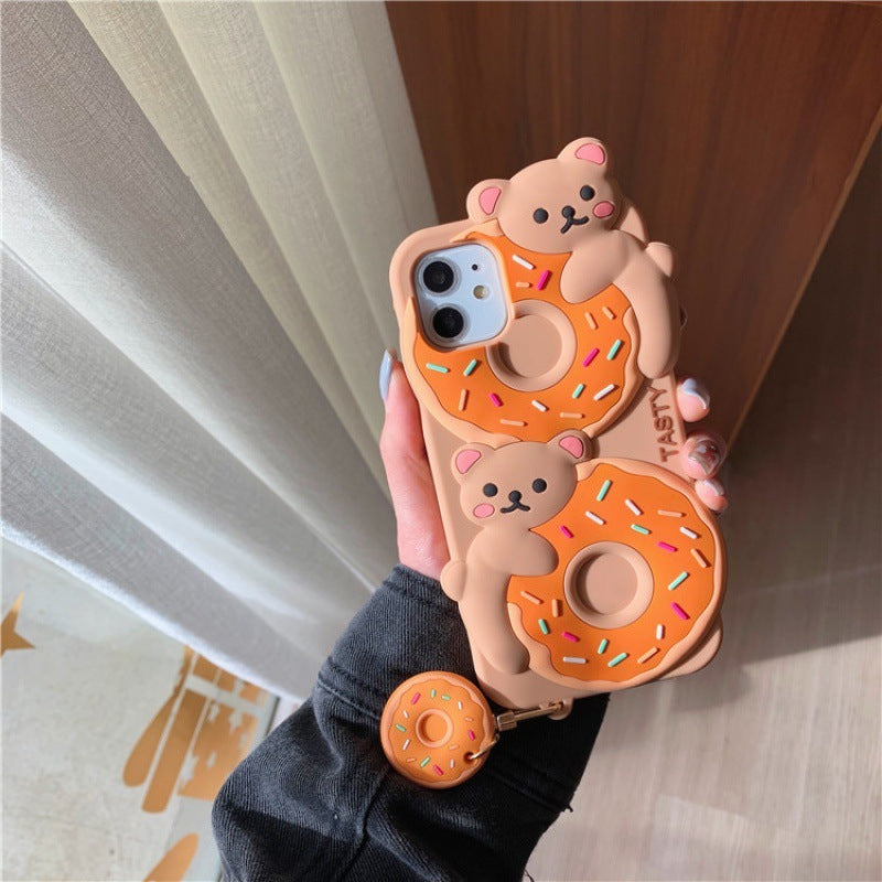 Cartoon Silicone Mobile Phone Soft Case - DICESEVEN