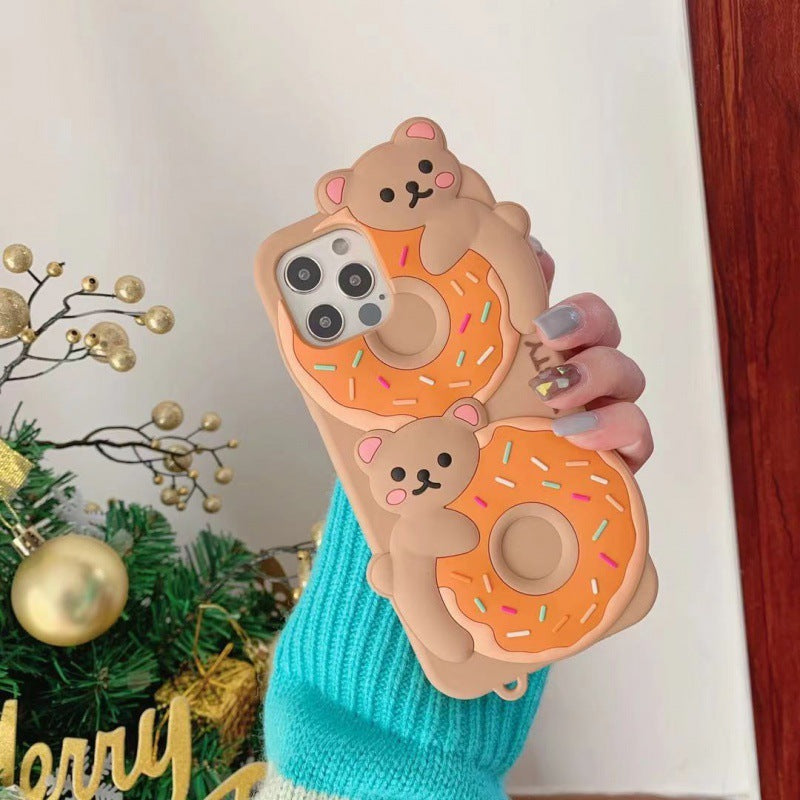 Cartoon Silicone Mobile Phone Soft Case - DICESEVEN