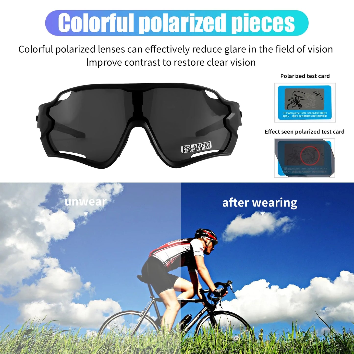 Polarized Cycling Glasses - DICESEVEN